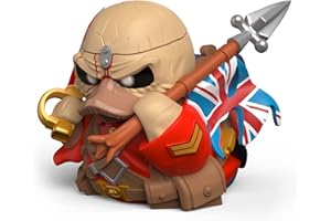 TUBBZ Edycja pudełkowa Eddie the Trooper kolekcjonerska winylowa gumowa figurka kaczki - oficjalny towar Iron Maiden - muzyka