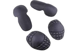 F Fityle 4 Coderas y hombreras de EVA fáciles de Limpiar para Adultos, Mujeres y Hombres.