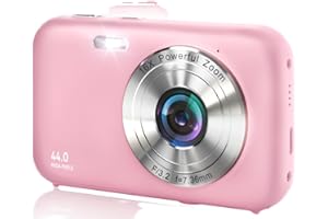 AHLIRMOY Digitalkamera 1080P 44MP Rosa