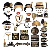 Roaring Twenties Party Zeichen sind Spaß Great Gatsby Themen Dekorationen für Erwachsene und Kinder. Die Gäste werden eine tolle Zeit haben, von diesen Requisiten zu wählen