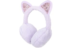 BESPORTBLE Paraorecchie da per Bambini Invernali: Caldi Paraorecchie per Gatti Simpatici Paraorecchie per Animali per Ragazze Soffici da Lavanda
