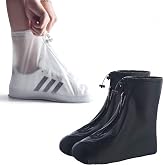 Waterproof Shoe Covers, Rain Shoe Covers, Reusable Shoe Cover, Protector, 2 Pairs Non-Slip Reusable Non-Slip Rain Shoe Covers