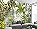 Produktbild Malilove Retriever Tapete Retro Tropischen Regenwald Papagei Palm Leaf Wohnzimmer Tv Hintergrund Wand300X210CM