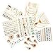 #1 Metallic Temporary Tattoos. 8 Sheet Pack. Gold Silver Temporary Tattoos. High Gloss Shimmer Effect.