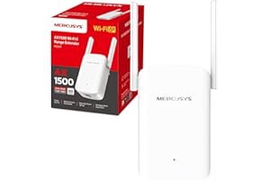 MERCUSYS ME60X WiFi 6 AX1500Mbps Extender and Internet Booster, Gigabit Ethernet Port, TP-Link WiFi Extender, WiFi Booster Range Extender, EasyMesh, Access Point, Repeater, Easy Setup, New Version