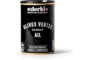 EDERKI - Olives vertes à la farce d'ail 300g