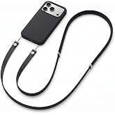 CONSTRAIN - iPhone 17 Pro Max ile uyumlu T&uuml;m Serilerle &Ccedil;apraz Ayarlanabilir Y&uuml;ksek Kaliteli Şık Crossbody Strap Telefon Askıs