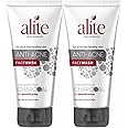 Alite Anti-Acne Face Wash with Black Charcoal Beads | Acne Prevention & Detoxification | Dermatologically Tested Pack of 2 (70g Each)