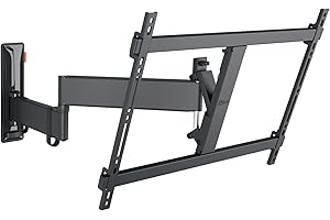 Vogel's TVM 3645 Support Mural TV orientable pour téléviseurs 40-77 Pouces, Max. 35 kg, Pivotant jusqu'à 180º, Support TV Totalement orientable Max. VESA 600x400, Compatibilité Universelle, Noir