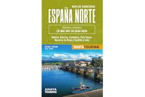 Mapa de carreteras de España Norte 1:340.000 (Mapa Touring)