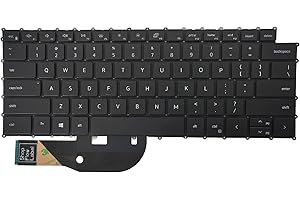 WWGTMC Replacement Backlit Keyboard for Dell XPS 15 9500 P91F 9510 9520,XPS 17 9700 P92F 9710,Precision 5550 5560 5750 5760 Series Laptop Black