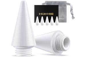 ‎HOMMIE Hommie Pencil Ersatzspitze, 5er Pack Hommie iPad Pencil Ersatzspitzen, NUR für Hommie Stylus B08QVM53NR, B0875SGYKN und B0BTYF63LW, Weiß(Nicht kompatibel mit Apple Pencil)