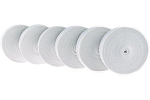 Direct Manufacturing 6 Webbing Tie Down Furniture Removal Roll/Van Straps/Lorry Ties, 20m x 48mm, 900lb / 400kg Breaking Strain, Free & Fast Delivery