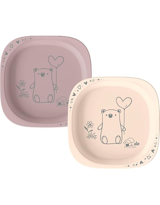 Boîte à Goûter Bébé Nip - Sans BPA, Mélamine, Plastique Bio, Couvercle Anti-froissement, Bleu - 8