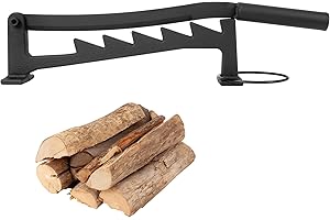 Cherbowing Spaccalegna manuale, montaggio a parete, spaccalegna a mano, per campeggio, casa, barbecue, camino (montaggio a parete)