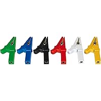 VS-ELECTRONIC - 148187 Kroko/Abgreifklemmen Set, 55 mm Breite x 9 mm Tiefe x 24 mm Höhe (6-er Pack) 205008