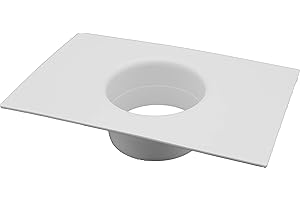 Vent Systems Connettore per condotto di sfiato dell'aria da 100 mm Flangia diritta Tubo di ventilazione in plastica per il raffreddamento Sistema di ventilazione di riscaldamento HVAC 100 mm