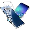 NEW'C Cover per Samsung Galaxy S10, Custodia Gel Trasparente Morbida Silicone Sottile TPU [Ultra Leggera e Chiaro]