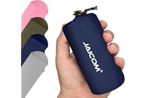 JAICOM Sábana Saco de Dormir Ultraligero, 150 g Saco Sabana, Material de Nylon, Suave y Cómodo, con Cremallera, Camping, Mochileros, Uso Hotelero