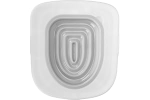 HIDYLIU Kit WC per gatti, kit per lettiera per animali domestici, riutilizzabile, universale, per servizi igienici ecologici (vassoio bianco, 1 supporto interno grigio)