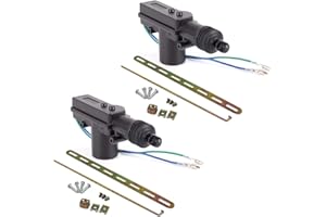 Carviya 2 Stück Universal Auto Auto Heavy Duty Power Türschloss Stellmotor Professionell 2 Drähte DC 12V Auto Zentralverriegelung System Motor