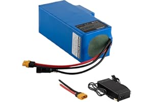 UURRPP Batteria agli ioni di litio 36V 9Ah 12Ah 18Ah 20Ah con caricatore 42V 200W-1200W 250W 300W 400W 500W 800W 1000W Può essere utilizzato per scooter auto giocattolo ecc