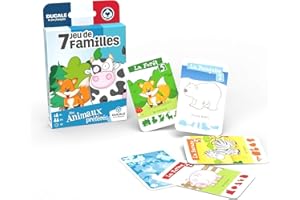 LA DUCALE 7 Familles Mes Animaux préférés - Jeu de cartes enfant - Ducale, le jeu français
