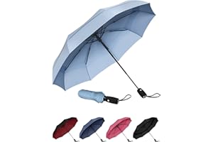 Repel Umbrella Windproof Travel Umbrella - Compact, Light, Automatic, Strong and Portable - Wind Resistant, Small Folding Backpack Umbrella for Rain - Men and Women