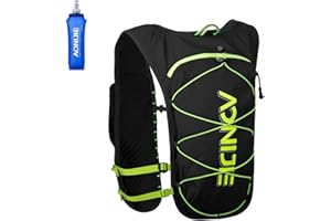 AONIJIE 5L Uomo Donna Zaino Trail Running Zaino Corsa Zaino Ciclismo Zaino Corsa a idratazione Vest