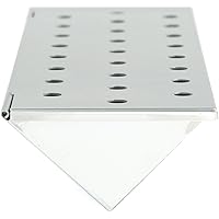 Charcoal Companion Gasgrill V-Räucherbox, stahl, 6,35 x 35,05 x 11,94 cm, CC4066