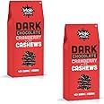 Mojo Bar Thins - 45% Dark Chocolate Cranberry with Cashews - Combo of 2 (Vegan, Portion Controlled), 216 GM