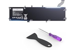 OILLVI 97WH 6GTPY Akku für Dell XPS 15 9550 9560 9570 7590 Precision 5510 5520 5530 5540 Vostro 7500 7590, Ersatz 4GVGH GPM03 M2X4 5XJ28 05XJ28 J28 5. D91C 1P6KD P56F P56F001 P56F002 11,4V