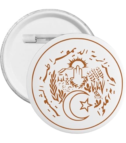 Pin's Badge Drapeau Algérie - Blason Ville Algérien - Souvenir Neuf