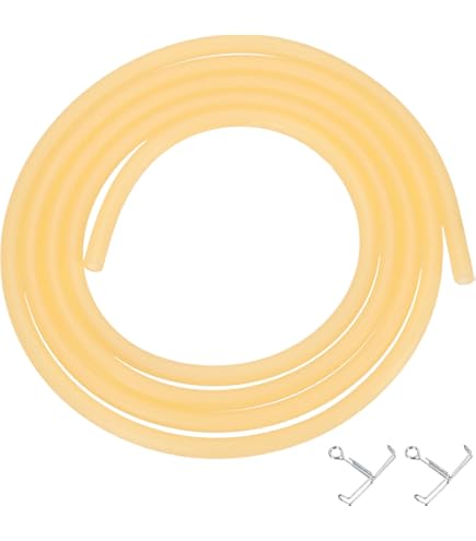 Stonylab Siliconen Slang - Hoge Temperatuur Food Grade Pure Natuurlijke Slang 3/8 Inch (12 mm) OD 1/4 Inch (8 mm) ID - Zeer Elastisch en Sterk, 3 Meter