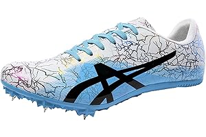 SDEQA Spikes Athletics Men's Medium Distance Running Shoes, Running Shoes, Non-Slip Trainers for Sprint, Men, Children and Women, Breathable and Comfortable
