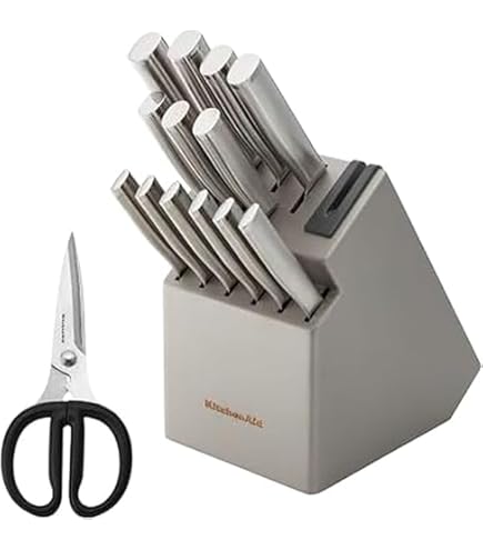 Calphalon Precision 16-teiliges Messer-Set Mit Holzblock – Carbonstahl, Geschmiedet, Für Profi & Hobbyköche