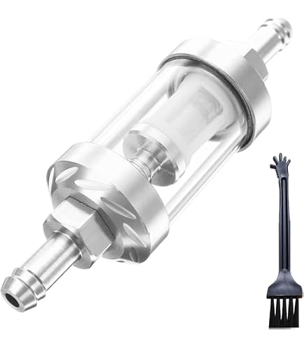 C-FUNN 10Mm Universel Lavable À Carburant Filtre À Essence De Bateau De Moto En Ligne Filtre Diesel