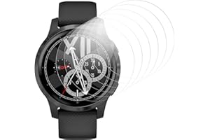 IQShield Panzerfolie Schutzfolie für Garmin Vivoactive 4s 40mm, [6 Stück] Displayschutzfolie für Garmin Vivoactive 4s 40mm, Anti-Fingerabdruck, Anti-Öl, Anti-Bläschen, Ultra-HD Glasfolie