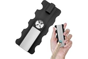 Sinsilvie 5 in 1 Pool Cue Tip Shaper,Snooker Cue Tip Shaper, Pool Billiard Cue Accessories for Rapid Repair Cue Tip