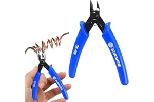 DIVONO Pince Coupante Precision, Mini Pince Coupante Modelisme Convient, Pince Coupante Electricien, Pour La Réparation De L'Industrie Électronique, Traitement De Bijoux, Fabrication De Modèles Diy, Bleu