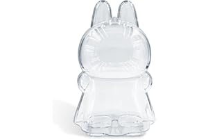 Mrltau Étui de Protection pour Vinyl Plush Toy Pronounce Wings of Fortune, Boîte d'Affichage Acrylique Transparente pour Poupée Vinyl Plush Toy, Boîte de Rangement pour Vinyl Plush Toy