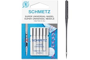 SCHMETZ Aghi per macchine da cucire | 5 Aghi universali Super | 130/705 H-SU | Spessore dell'ago 70/10