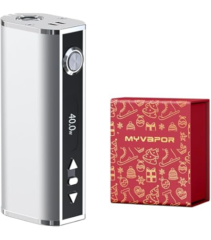 Kit Complet comprenant une Cigarette Electronique Istick TC 40W Eleaf  (AUTHENTIQUE), 1 Atomiseur GS Air, 1 Pack de 5 Rsistances de 1.50ohm, Etui  de Protection en Silicone  SANS TABAC  SANS