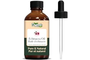 ORGANIC ZING Echinacea (Echinacea angustifolia) Oil | Pure & Natural Carrier Oil for Skincare and Hair Care - 30ml/1.01fl oz