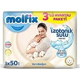 Molfix Yenidoğan İzotonik Sulu Islak Havlu 150 Yaprak