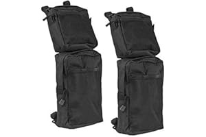 FCOUIID Coco – Lot de 2 Sacs de Selle de réservoir pour VTT, Sac de Rangement pour remorque, Sac de Chasse (Noir)