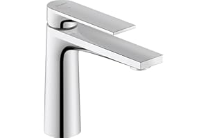 Duravit TU1021002010 Tulum armatura umywalkowa, kran łazienkowy, armatura umywalkowa z energooszczędną funkcją FreshStart, chrom, M