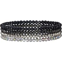 LOLIAS 6-teiliges Bohemian Perlen Armband Set – Mehrschichtige Stapelarmbänder, Dehnbar, Für Damen