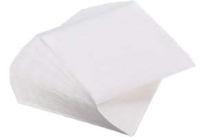 Belmalia 500 Feuilles de papier à burger carré | Papier cuisson | Papier ciré pour press à hamburger | Papier Antiadhésif | 14 x 14 cm