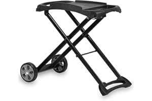 BBQ-Toro Grilltisch für Gasgrill | faltbarer Rollwagen für Grill | Grill Ständer mit Räder, Gasgrill Ständer | Tragbarer Grillständer, Unterbau | Grillgestell, Grillzubehör